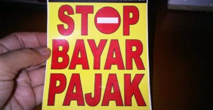 Hasil gambar untuk hashtag stop bayar pajak
